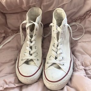 White high top converse